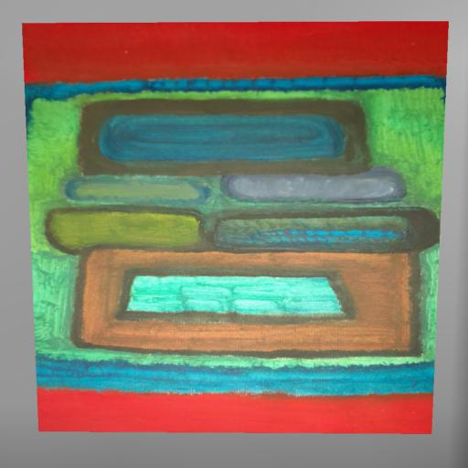 "Boxes4" - Abstract Painting