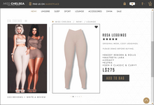 .miss chelsea. Rosa Leggings Creme