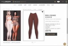 .miss chelsea. Rosa Leggings Rust