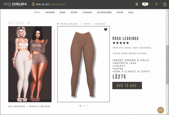 .miss chelsea. Rosa Leggings Tan