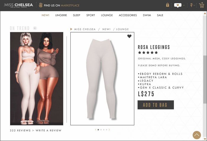 .miss chelsea. Rosa Leggings White