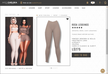 .miss chelsea. Rosa Leggings Nude