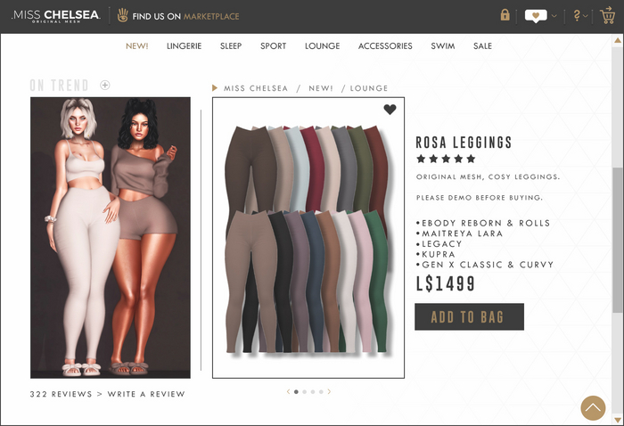 .miss chelsea. Rosa Leggings Fatpack