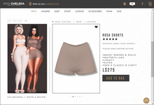 .miss chelsea. Rosa Shorts Nude