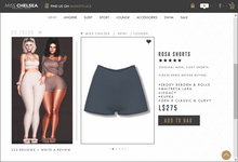 .miss chelsea. Rosa Shorts Petrol