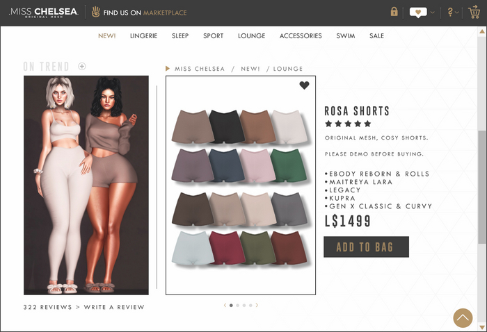 .miss chelsea. Rosa Shorts Fatpack