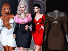 #Klubb "Maxine" Dress [Sundae]