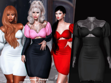 #Klubb "Maxine" Dress [Black]