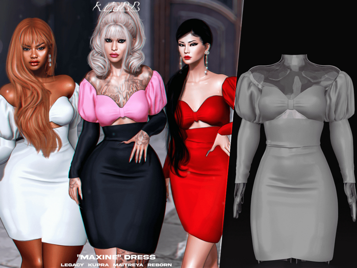 #Klubb "Maxine" Dress [Razor Blade]