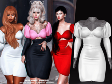 #Klubb "Maxine" Dress [Coke]