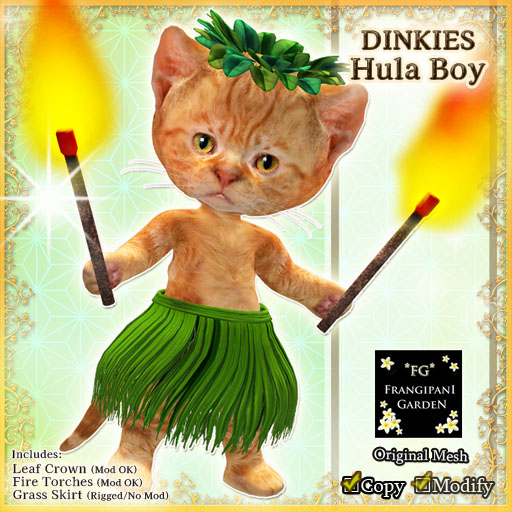 *FG* DINKIES Hula Boy
