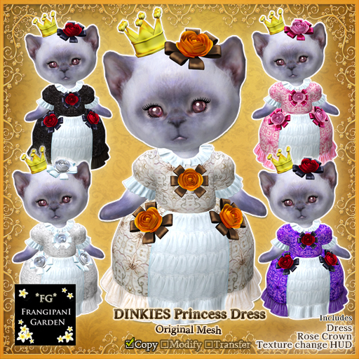 *FG* DINKIES Princess Dress [FatPack]