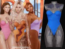 #Klubb "Veronika" Bodysuit [Poison Pretty]