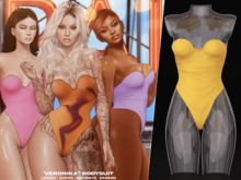 #Klubb "Veronika" Bodysuit [Dandelion]