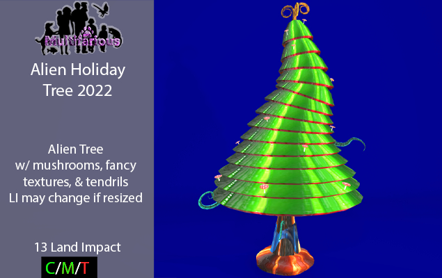 *M*  Alien Holiday Tree 2022