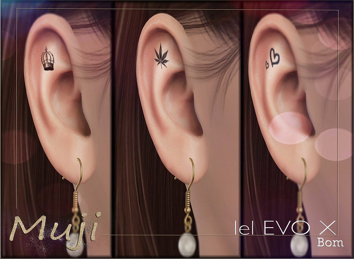 Muji. Muji tattoo ears pack 1