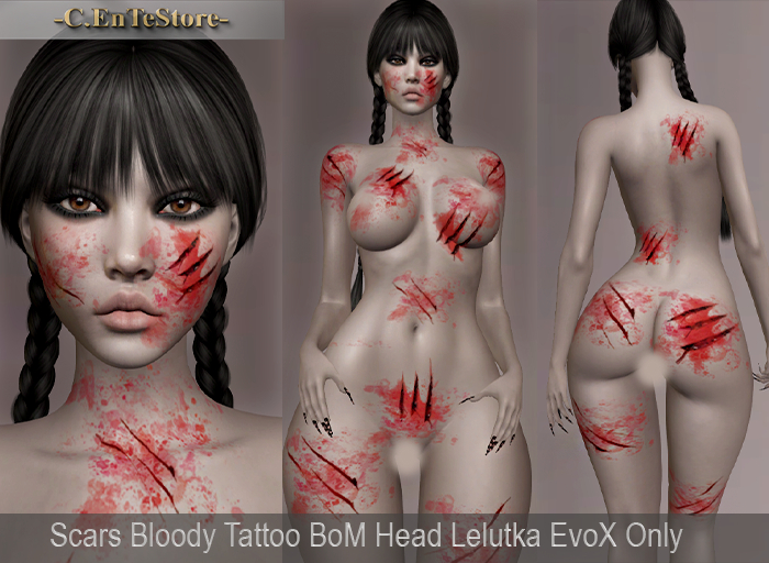 _C.EnTeStore_Scars Bloody-Tattoo BoM_ DEMO_