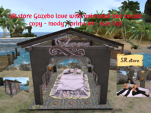 SR.store Gazebo love with animated bed couple