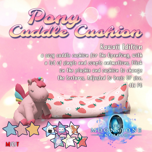 {:: TMS ::} Pony Cuddle Cushion :: Kawaii Edition [BOX add me]
