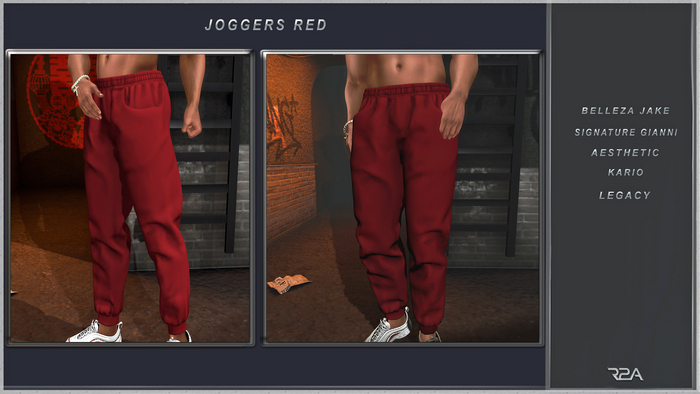 R2A-JOGGERS RED