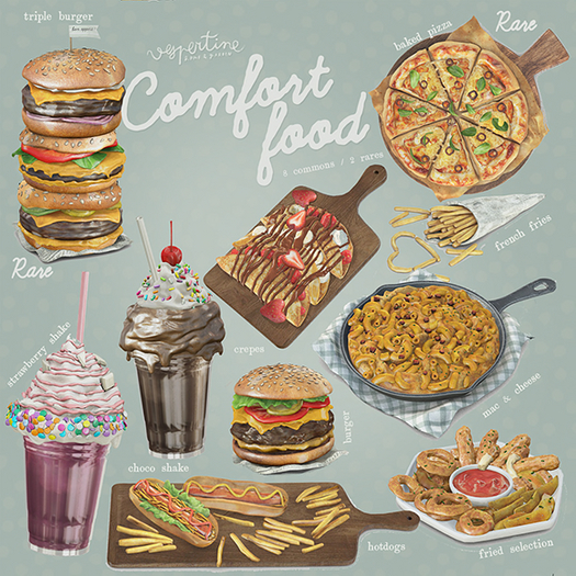 {vespertine} comfort food - FATPACK