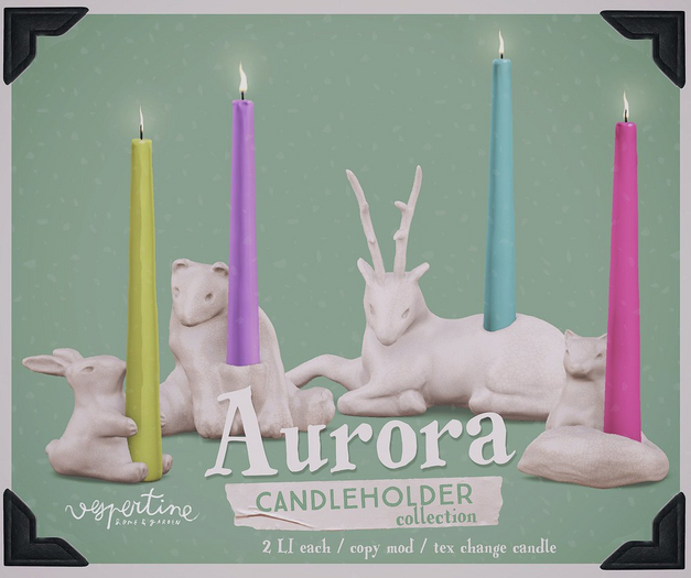 {vespertine} - aurora candleholders - FATPACK