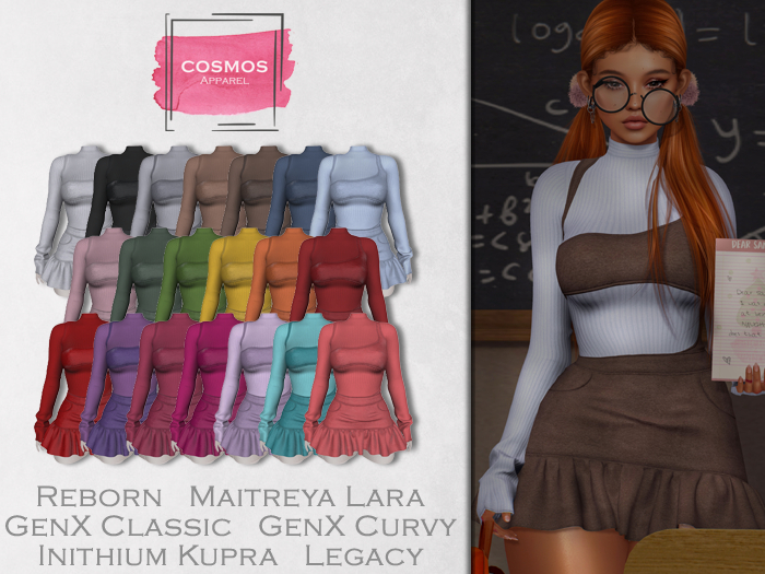 [COSMOS] Olena Bodycon Dress / 20 Colors Fatpack Demo