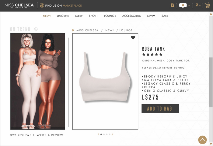 .miss chelsea. Rosa Tank White