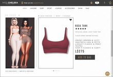 .miss chelsea. Rosa Tank Red