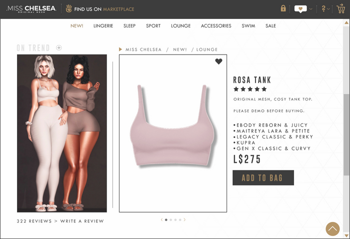 .miss chelsea. Rosa Tank Pink