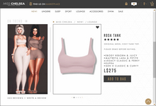 .miss chelsea. Rosa Tank Pink