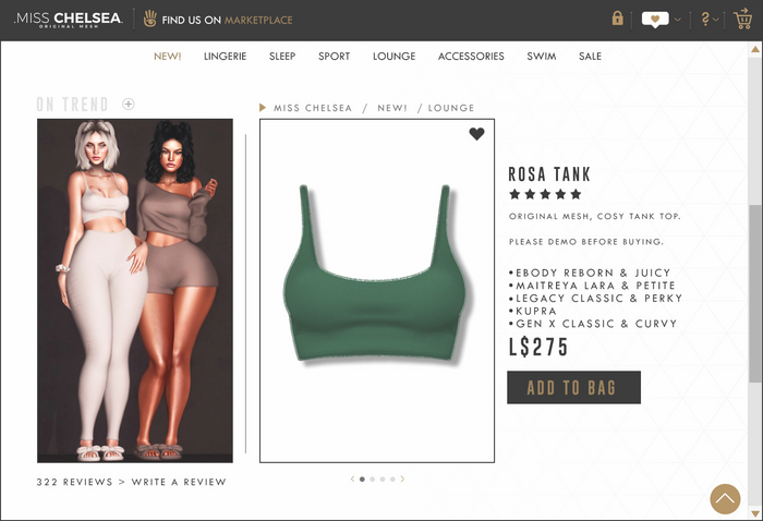 .miss chelsea. Rosa Tank Emerald