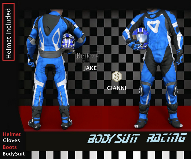 SC Body Suit Racing Blue - Jake - Gianni (wear)