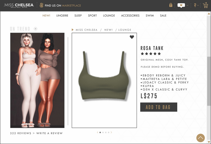 .miss chelsea. Rosa Tank Olive