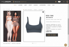 .miss chelsea. Rosa Tank Petrol