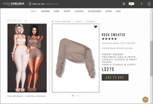 .miss chelsea. Rosa Sweater Nude