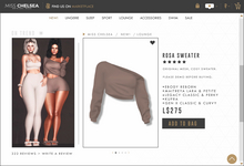 .miss chelsea. Rosa Sweater Mocha