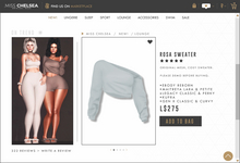 .miss chelsea. Rosa Sweater Icy