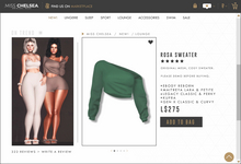 .miss chelsea. Rosa Sweater Emerald