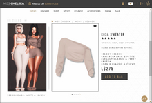 .miss chelsea. Rosa Sweater Creme