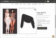 .miss chelsea. Rosa Sweater Black