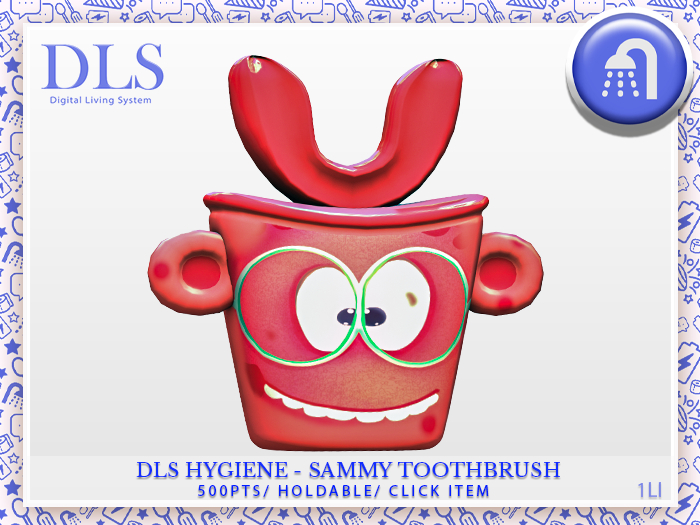 DLS Hygiene 2.0 - Sammy Toothbrush (Holdable Item)