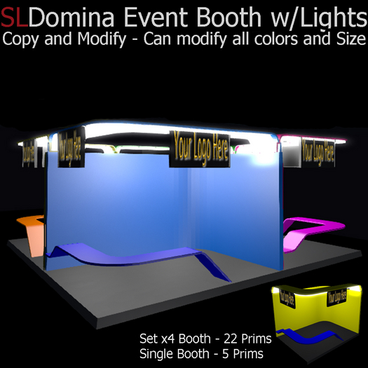 SLDomina Event Shop Booth - With Lights - Copy and Modify