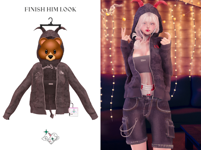 .:Fio's - Finish Him Hoodie - set4:.