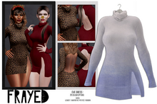 Frayed - Eve Dress - Blue Ombre