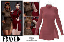 Frayed - Eve Dress - Rose