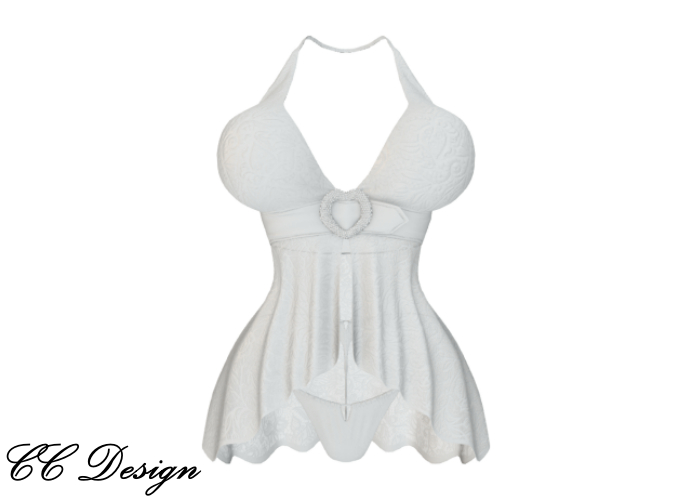 *CC* Antonella Lingerie White