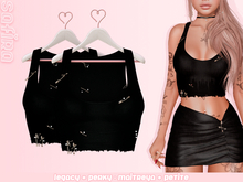 .Safira. Cyndi Top Black