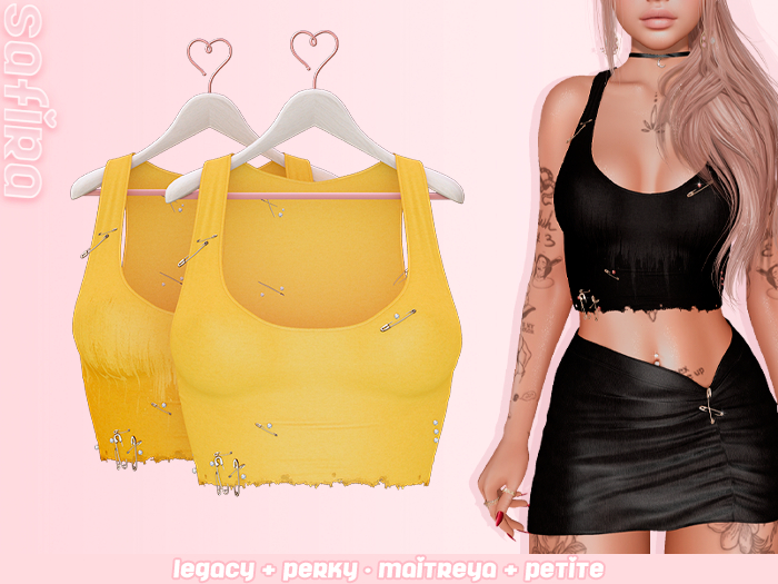 .Safira. Cyndi Top Yellow