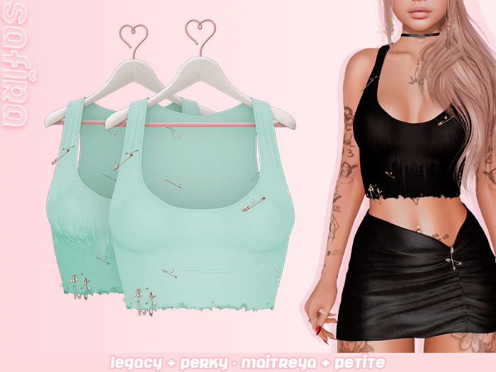 .Safira. Cyndi Top Mint